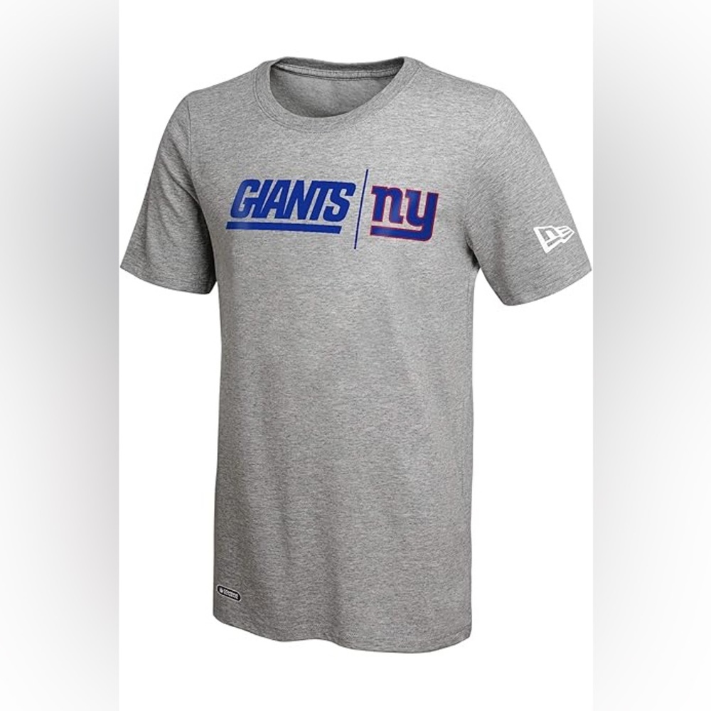 New Era NFL Football New York Giants Gametime Dri-Tek Short Sleeve Tee Size M